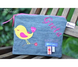 Stickdatei - Sending Love Zwitschervogel